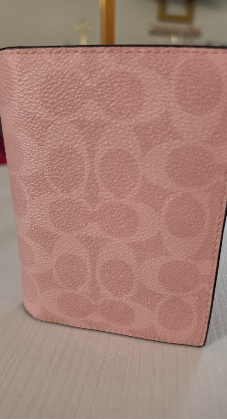Coach Powder Pink Passport Cover